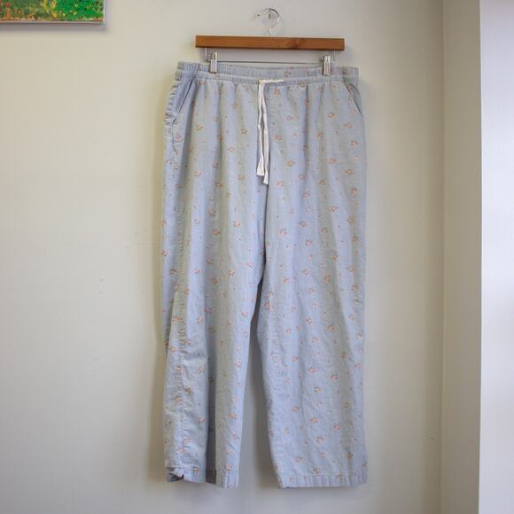 Love by GAP Floral Chambray Pajama Set Size Large - Picture 7 of 13